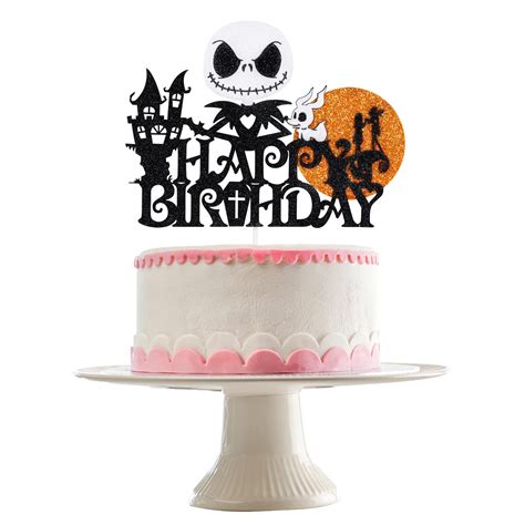 Buy Jack Skellington Happy Birthday Cake Topper Nightmare Before ...