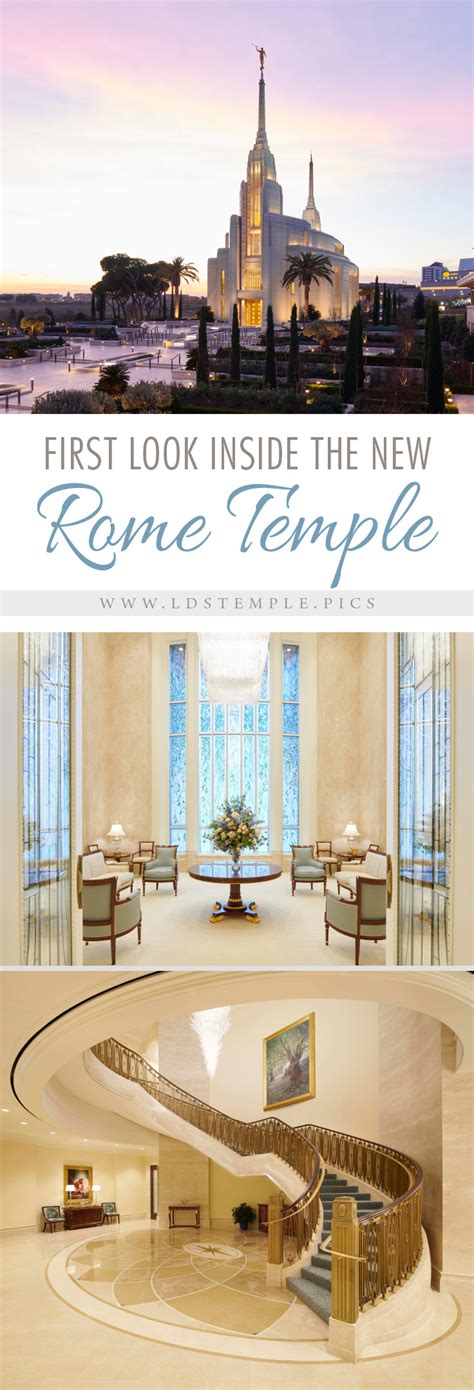 Pictures Inside the Beautiful New Rome Italy Temple - LDS Temple Pictures