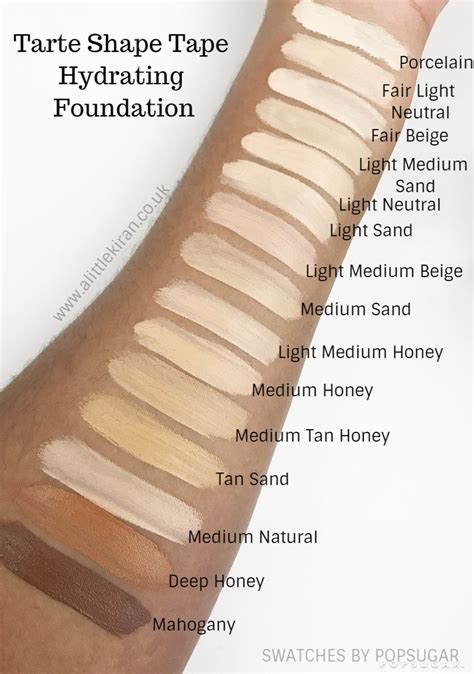 FIRST LOOK | TARTE SHAPE TAPE HYDRATING AND MATTE FOUNDATIONS SWATCHES AND RELEASE DATES (UK ...