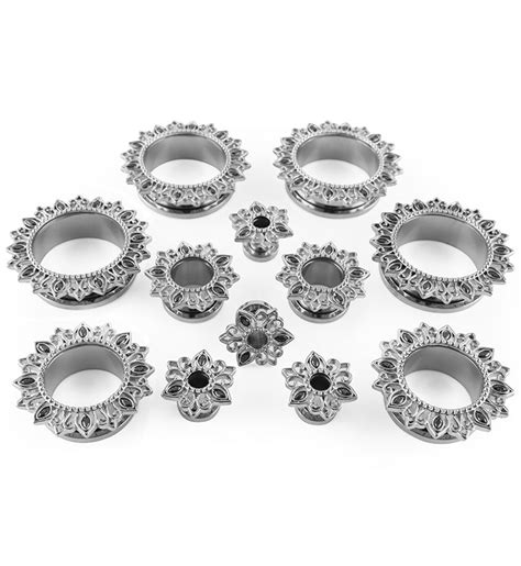 Sedentary Stainless Steel Tunnels (2G - 1 Inch) | UrbanBodyJewelry.com