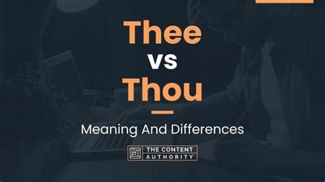 Thee vs Thou: Meaning And Differences