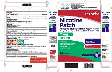 DailyMed - NICOTINE TRANSDERMAL SYSTEM STEP 1- nicotine patch, extended ...