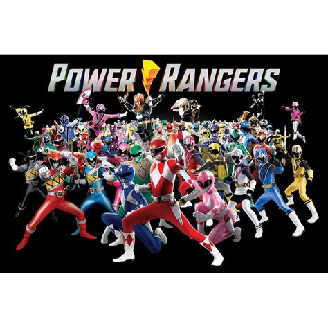 Poster - Studio B - Power Rangers - Group 24"x36" Wall Art p1779 ...