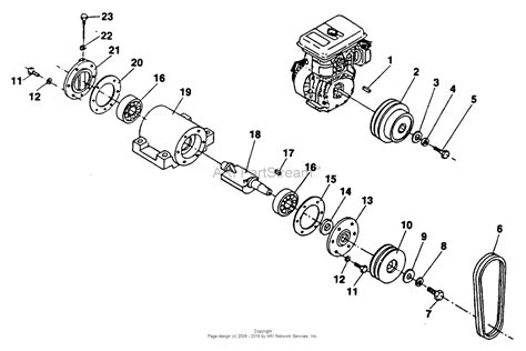 Homelite HCP80 Plate Compactor UT-06042 Parts Diagram for Eccentric