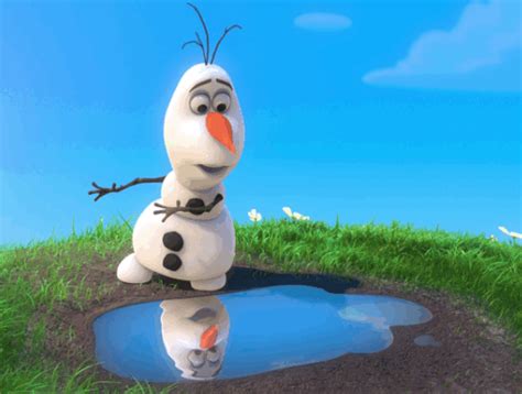 Olaf Some People Are Worth Melting For Gif