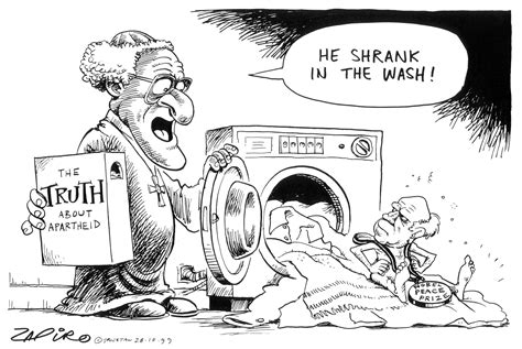 The Arch's life in Zapiro's cartoons