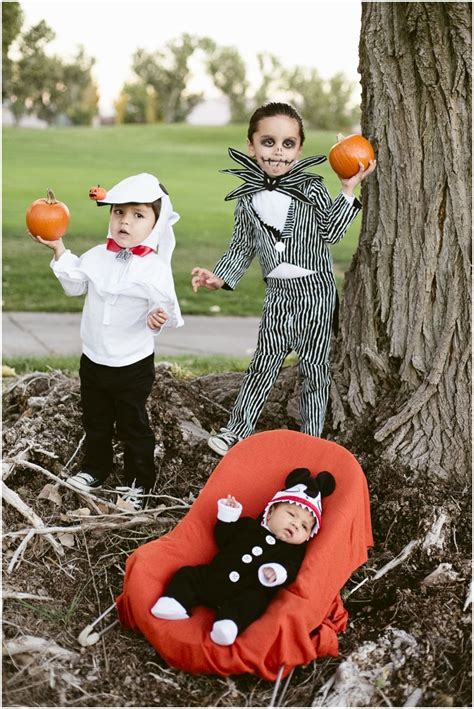 Jack, Zero, and Scary Teddy Kid Costumes, Family Costumes, Baby ...