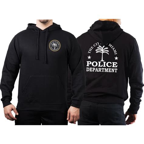 Hoodie black, Miami Beach Police Dept. - FEUER1