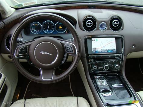 2011 Jaguar XJ XJ Ivory/Truffle Dashboard Photo #41050013 | GTCarLot.com