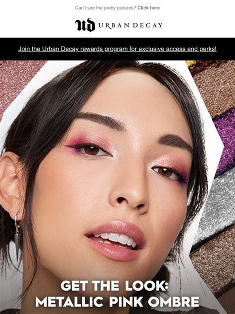 Urban Decay: Try a Metallic Pink Ombre Eye Look! | Milled