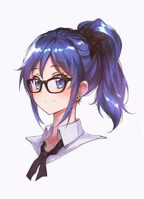 Glasses and ponytail [Aikatsu!] : r/animeponytails