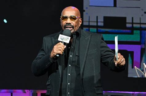 ATLANTA, GEORGIA – AUGUST 27: Steve Harvey speaks onstage during Day 2 ...