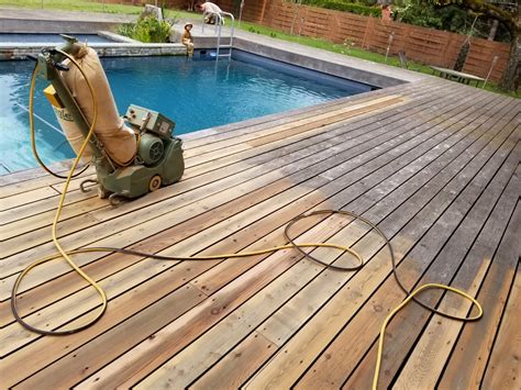 Deck Refinishing & Staining - Treadline Hardwood