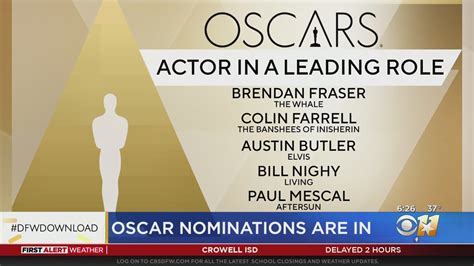 DFW Download: Oscar nominations are in! - YouTube