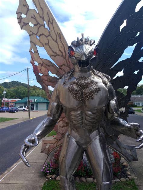 mothman statue - Google Search in 2020 | Creature feature, Mothman, Character