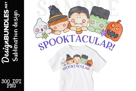 Spooktacular Halloween Sublimation Design