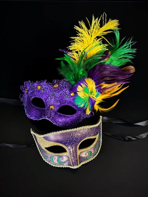 Mardi Gras Masks | Couples Jester, Party & Venetian Masks – Masquerade ...