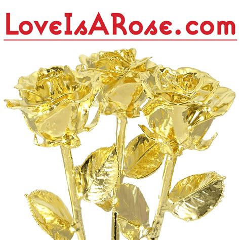 24K Gold Dipped Roses to Commemorate Your Love