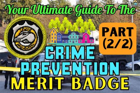 Crime Prevention Merit Badge Answers: A ScoutSmarts Guide - Worksheets Library