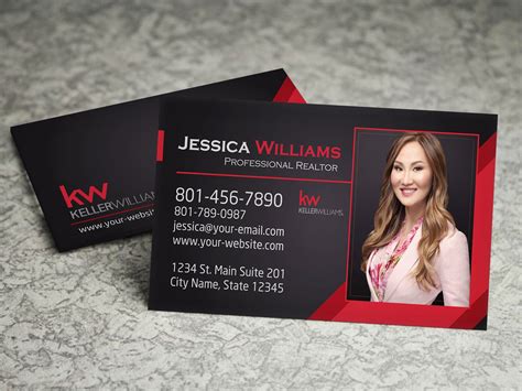 Keller Williams Real Estate Business Card - Real Estate Business Card = Custom Design by ...