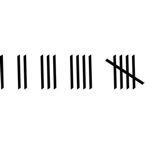 Rows of Tally Marks transparent PNG - StickPNG