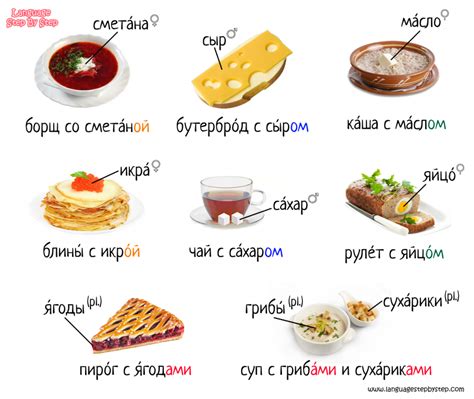 WITH & WITHOUT In Russian + 16 Words For Food - Language Step By Step