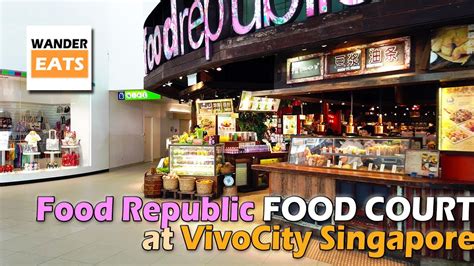 Eat: HUGE Food Republic FOOD COURT at VivoCity Singapore - YouTube