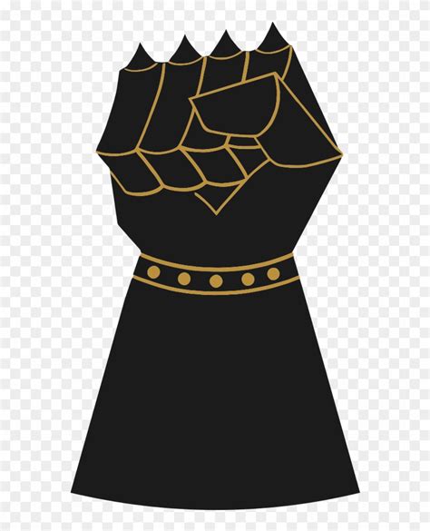 Vintage Gauntlet Fist - Gauntlet Fist - Free Transparent PNG Clipart ...