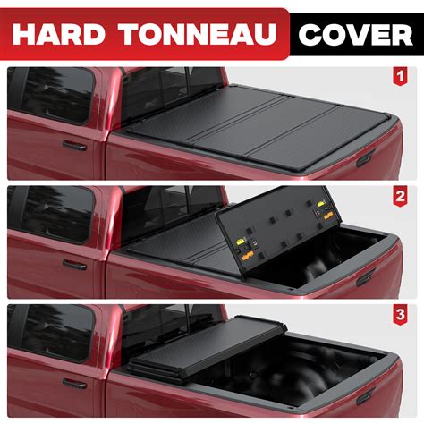 6.4FT/ 6.5FT Hard Tonneau Cover Truck Bed For 2003-2023 Dodge Ram 1500 2500 3500 | eBay