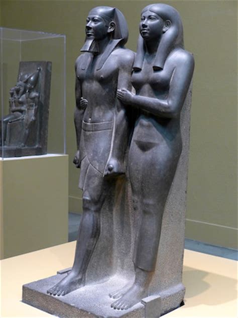 King Menkaure (Mycerinus) and Queen