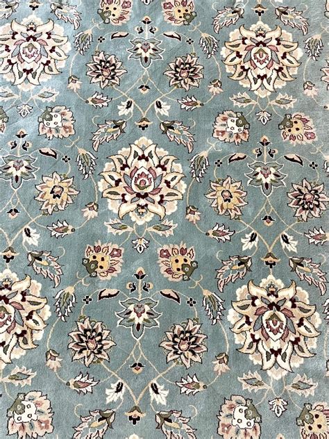 Large Blue Floral Area Rug ~ *Read Details | EstateSales.org