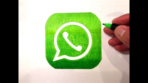 How To Draw The Whatsapp Logo Whatsapp Icon Youtube | Images and Photos ...