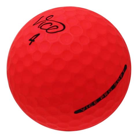 Vice Pro Soft Red Golf Balls | Lostgolfballs.com