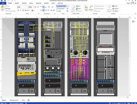 Server Rack Diagram Visio