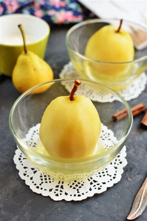 Citrus-Poached Pears Recipe - Cook.me Recipes