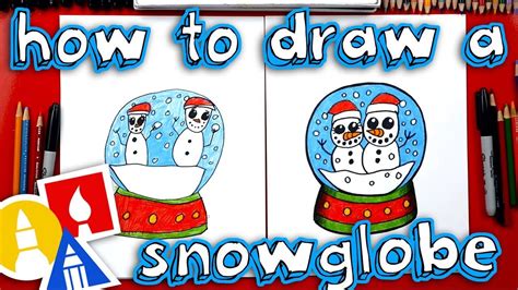 How To Draw A Snowglobe | Art for kids hub, Winter art lesson, Art for kids