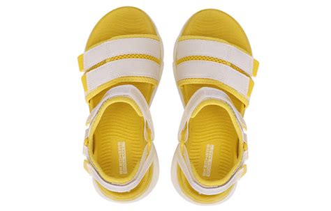 (WMNS) Skechers Max Cushioning Velcro Sandals Yellow 140424-WYL - KICKS ...
