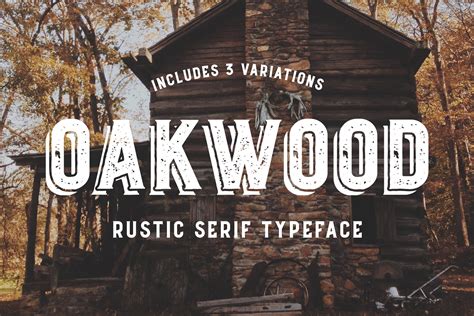 Oakwood - Rustic Font ~ Display Fonts ~ Creative Market