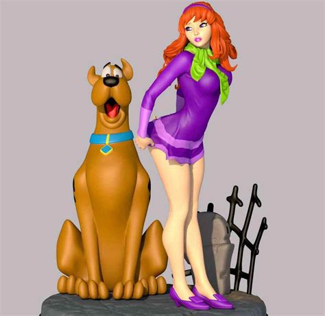 Sexy Daphne and Scooby Doo Diorama Statue ‹ 3D Spartan Shop