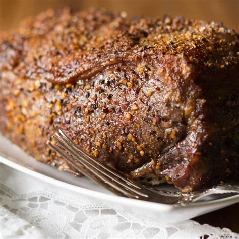 New York Strip Roast with Savory Crust • Recipe for Perfection