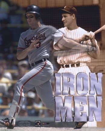 Cal Ripken Jr / Lou Gehrig - Iron Men Fine Art Print by Unknown at FulcrumGallery.com