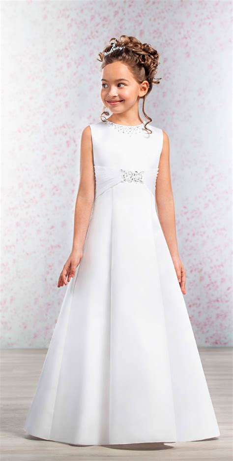 Emmerling Style 70190 'Annalena' Satin First Communion Dress | Vestidos ...