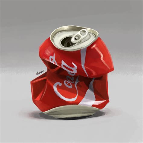 ArtStation - Crushed Soda Can