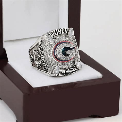 Replica 2010 Green Bay Packers Super Bowl Football Championship Ring With High Quality Wooden ...