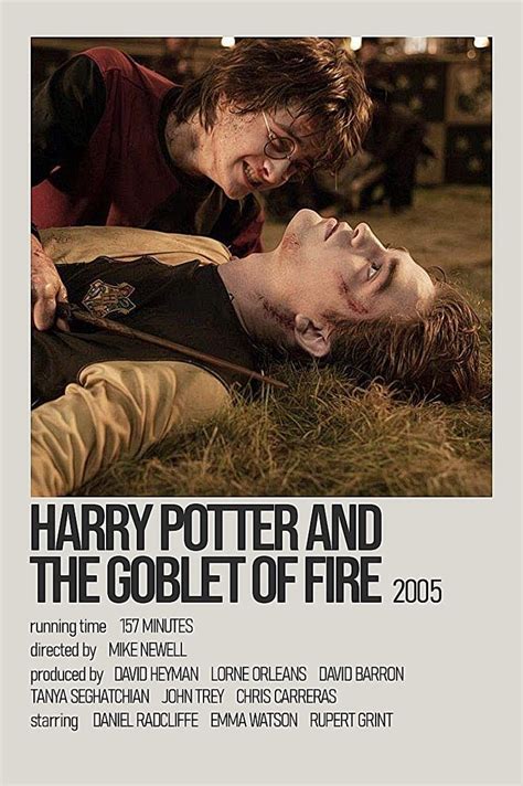 Harry potter and the goblet of fire movie poster – Artofit