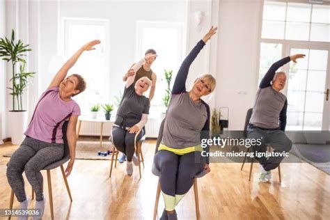 1,630 Chair Yoga Stock Photos, High-Res Pictures, and Images - Getty Images