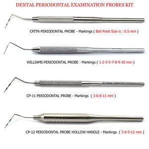 BPR Periodontal Screening CPITN Probes CP-11 Periodontal Williams Cp-12 Hollow 5089395333592 | eBay