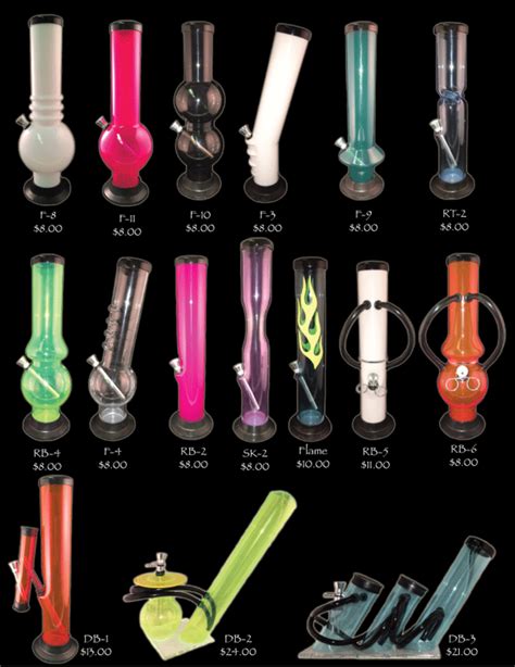 Wholesale Acrylic Water Pipes