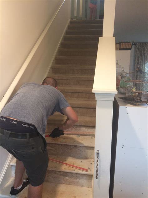 Removing carpet from stairs | Removing carpet from stairs, Removing ...