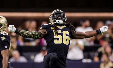 Demario Davis delivers Saints pregame speech before kickoff vs. Ravens